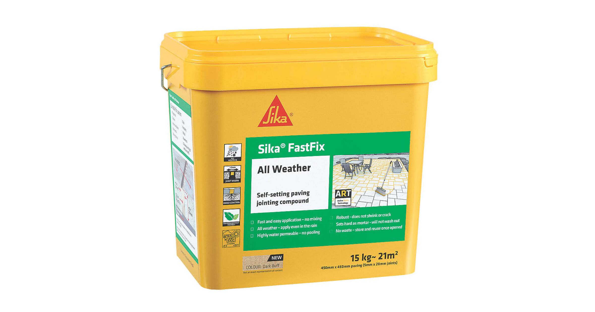 15KG DARK BUFF SIKA FASTFIX ALL WEATHER JOINT COMPOUND (APPLY WHEN WET