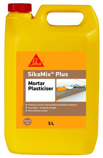 5L SIKAMIX + MORTAR PLASTERCISER