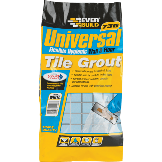 5KG EVERBUILD 730 FLEXIPLUS GREY WALL & FLOOR TILE GROUT