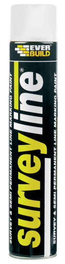 EVERBUILD 700ML WHITE MARKING PAINT SURVEY LINE