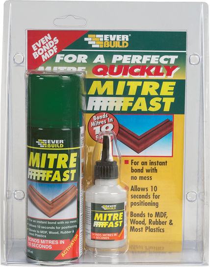 JUMBO MITRE FAST BONDING KIT CLEAR