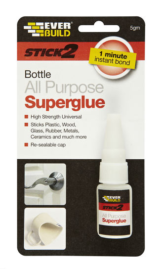 S2 ALL PURP SUPERGLUE BOTTLE 5GM S2SUPBOT05