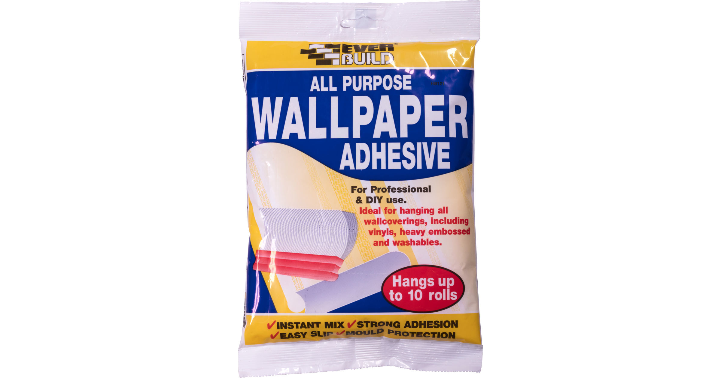 EVERBUILD ALL PURPOSE WALLPAPER PASTE 12 PINT 10 ROLL