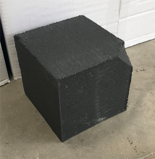 PLASMOR SMALL CHARCOAL 90° INTERNAL CORNER KERB H/B