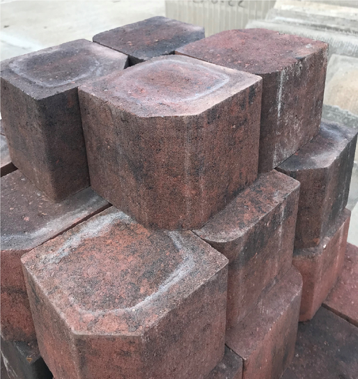 PLASMOR SMALL BRINDLE KERB EDGING 120H X 120D X 100W 10/LIN MTR.