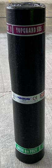 8M X 1M DEBOTEC TORCH ON GREEN MINERAL FELT 4MM  - 2175