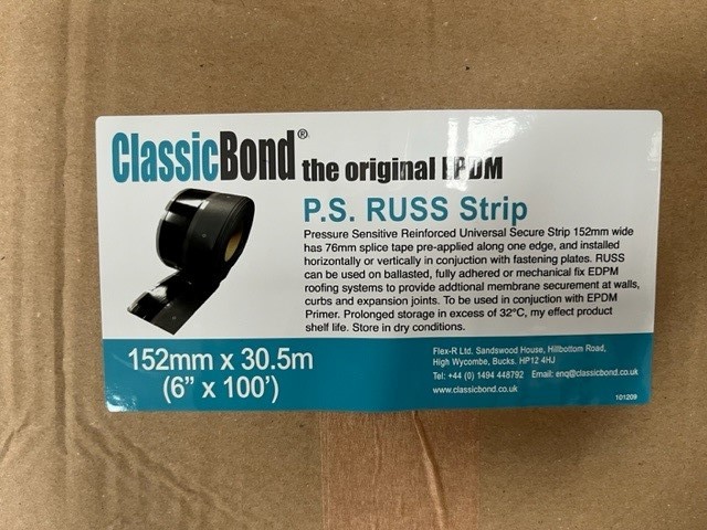 EPDM 152MM X 30.5M ROLL RUSS STRIP PER M