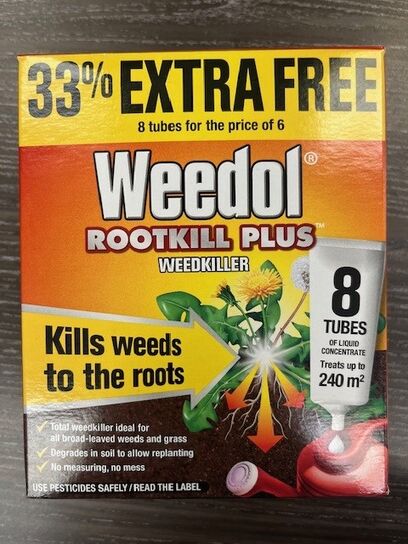 SINGLE SATCHET WEEDOL (WEED KILLER) COVERS 30M2