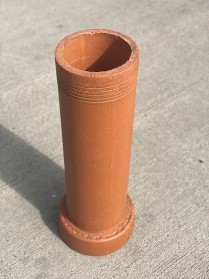 150 X 600MM LONG TRADITIONAL SOCKETED PIPE WT
