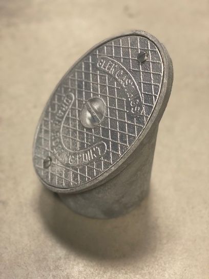 METAL OVAL RODDING POINT FOR 100MM SUPERSLEEVE