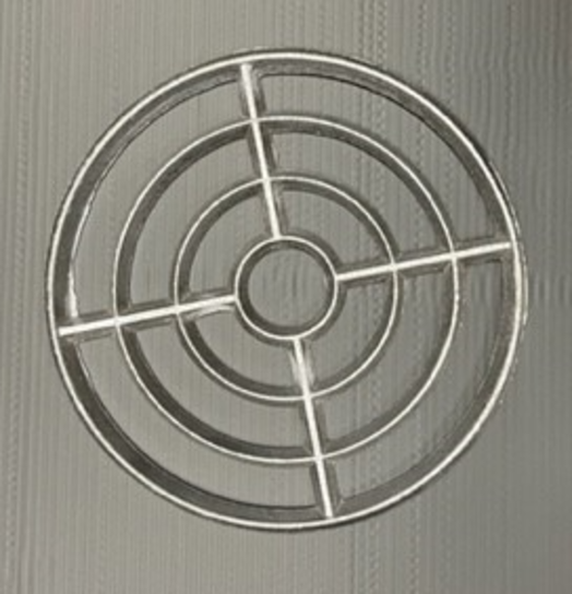 150MM ROUND ALLOY GRATE