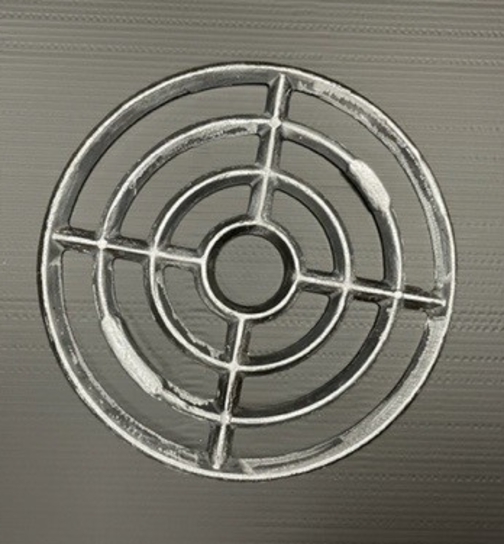 175MM ROUND ALLOY GRATE
