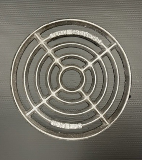 205MM ROUND ALLOY GRATE