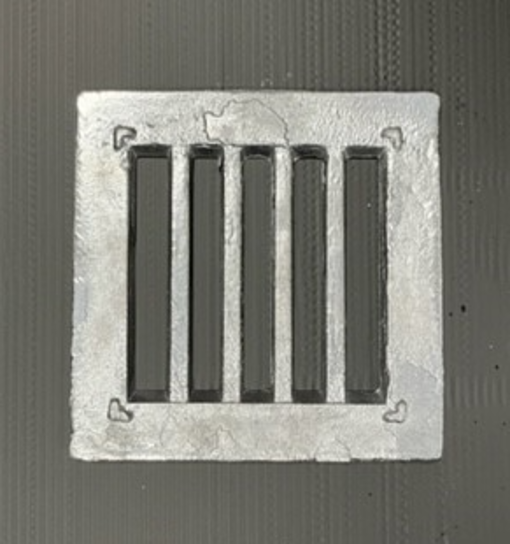 120MM SQUARE ALLOY GRATE