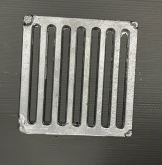 150MM SQUARE ALLOY GRATE