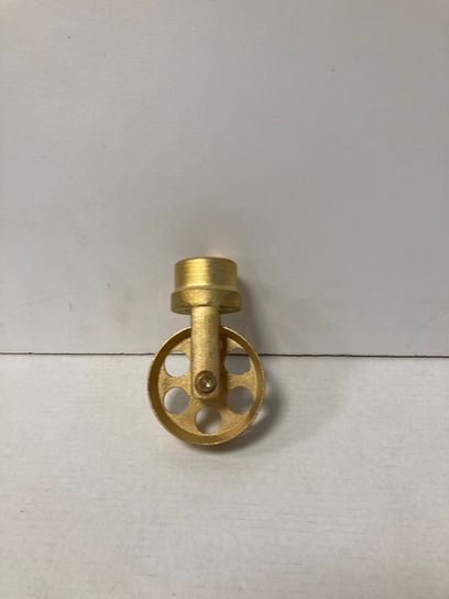 BRASS DRAIN ROD GUIDE WHEEL