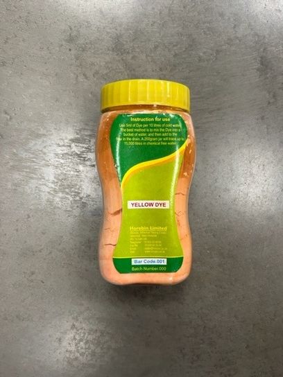 200g DRAIN DYE YELLOW