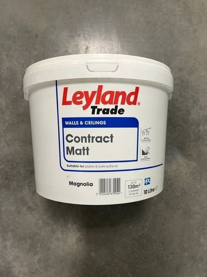 10L LEYLAND TRADE CONTRACT MATT EMULSION (MAGNOLIA)