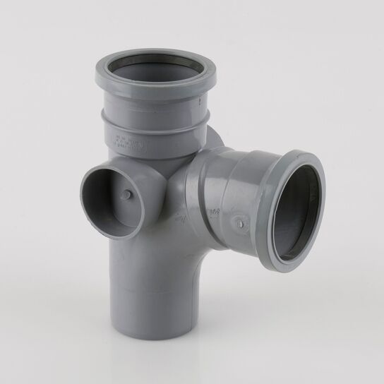 BS317G 82.4MM GREY 92.5° D/S BRANCH 2 BOSSES