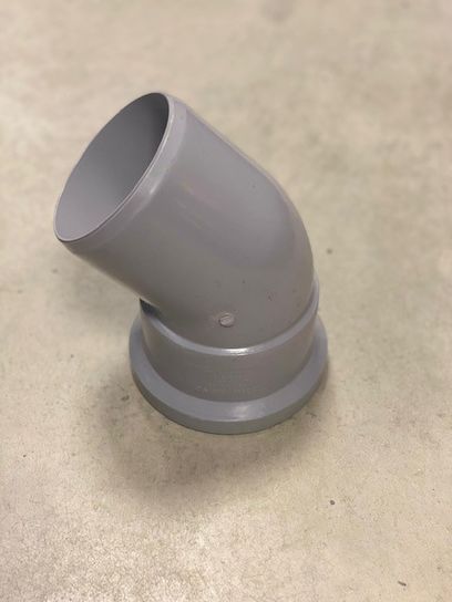 BS322G 82.4MM GREY SOIL 135° S/S BEND