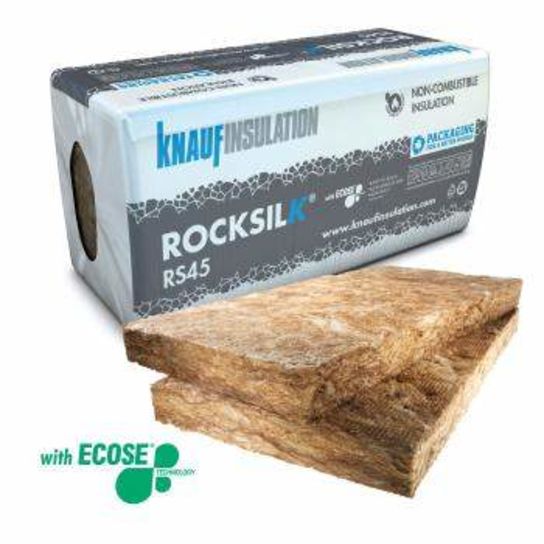 100MM EARTHWOOL RS45  ACOUSTIC SLAB 3.6M2/PK (1200x600)