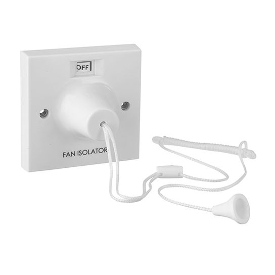 10A TRIPLE POLE FAN ISOLATOR CEILING SWITCHES (804-01)