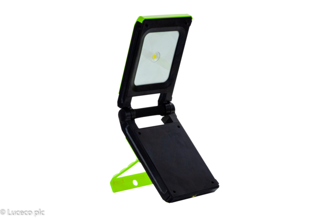 RECHARGEABLE MAGNETIC WORKLIGHT 1000LM 10W IP65 6500K GREEN (LMWR10G65-01)