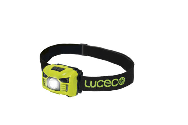 USB RECHARGEABLE LED HEADTORCH 3W 150LM MOTION SENSOR 3 SETTING (LILH15P65-01)