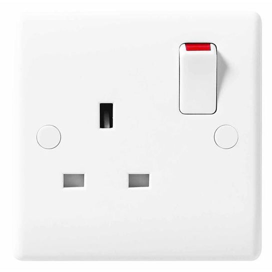 13A SINGLE POLE 1 GANG SWITCHED SOCKET (821-01)