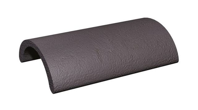 QUINN HALF ROUND RIDGE 457MM SLATE GREY