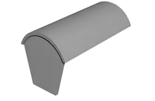 MARLEY SEGMENTAL  BLOCK END RIDGE COLOUR : OLD ENGLISH