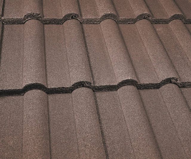 MARLEY DOUBLE ROMAN ANTIQUE BROWN GRANULAR ROOFTILE (192)