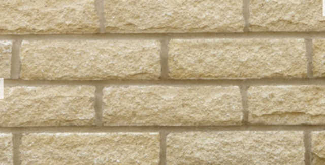 MARSHALLS BUFF PITCHED FACED WALLING (12X9) 215 X 300MM  (15/M2)  (5.65M2/PK)  (81/PK)