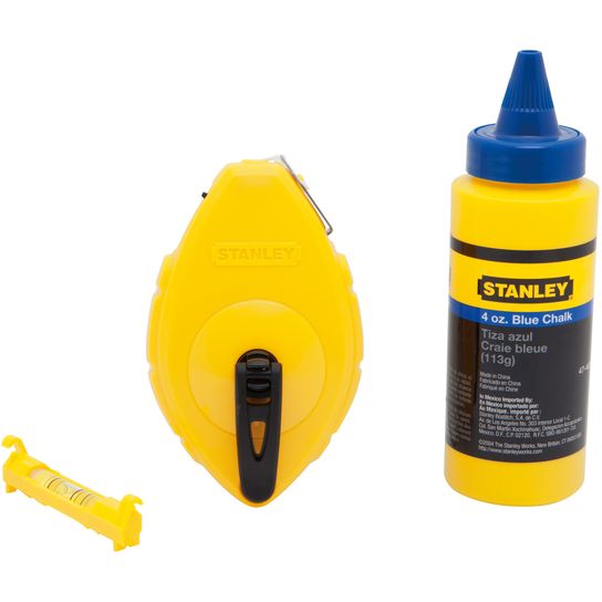 STANLEY 30M CHALK LINE MARKER SET 0-47-443