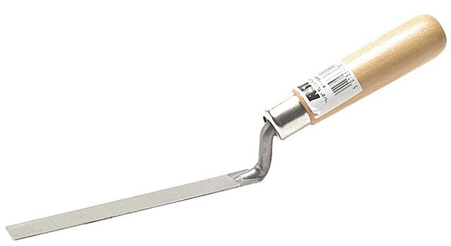 RST 16MM FINGER TROWEL WOODEN HANDLE