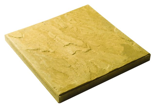 450 X 450 X 38MM BUFF RIVEN SQUARE EDGE  PAVING (48/PACK)