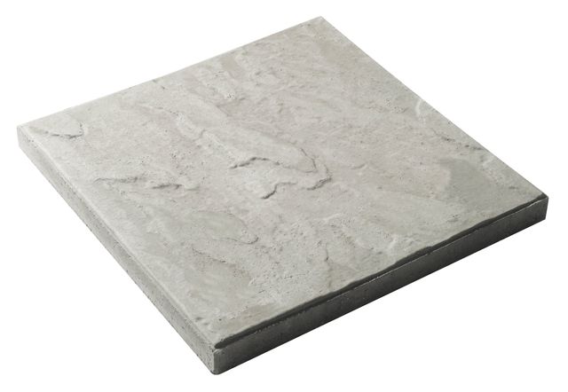 600 X 600 X 40MM GREY  RIVEN SQUARE EDGE  PAVING (23/PACK)