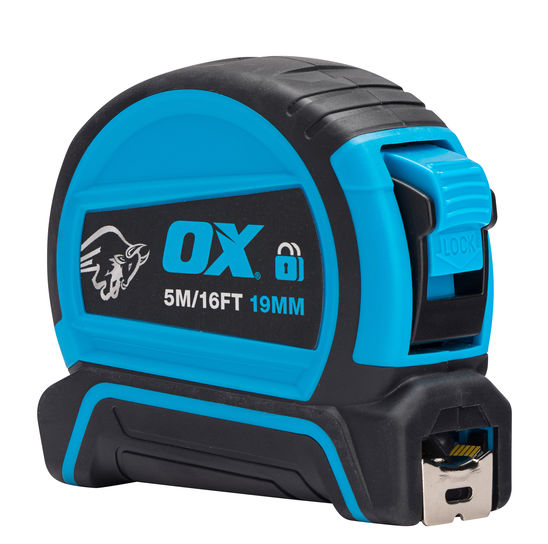 OX P505455 PRO DOUBLE LOCKING TAPE MEASURE TWIN PACK - 5M