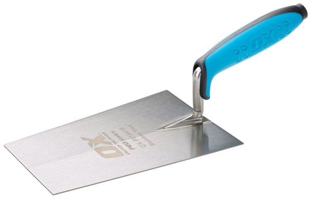OX P018418 7" BUCKET TROWEL STAINLESS STEEL