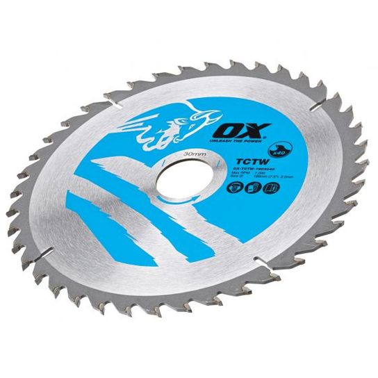 OX WOOD CUTTING CIRCULAR SAW BLADE 160/20MM 60 TEETH ATB