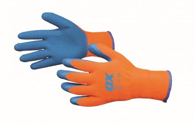 OX S248610 ORANGE HI VIZ THERMAL GLOVES 10XL