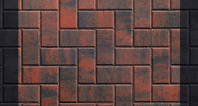 SINGLE (PLASMOR) 50MM BRINDLE BLOCK PAVING (50/M2)