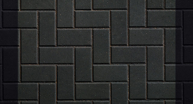 SINGLE (PLASMOR) 50MM CHARCOAL BLOCK PAVING (50/M2)