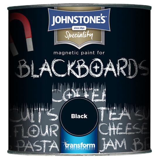 JOHNSTONES SPECIALITY MAGNETIC BLACKBOARD PAINT 0.75L