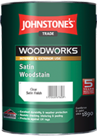 0.75L JOHNSTONES WOODWORKS SATIN FINISH WOODSTAIN (ANTIQUE PINE)