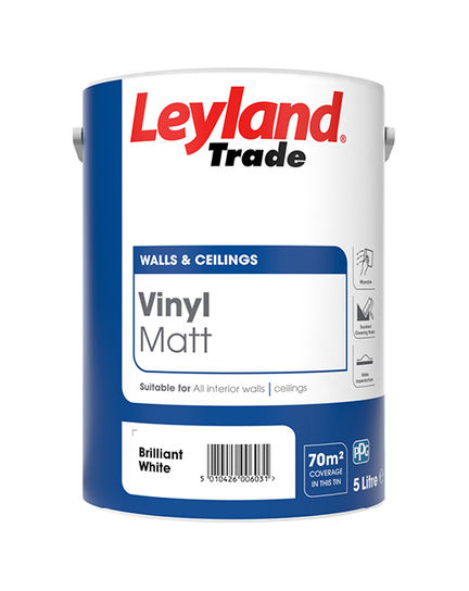 2.5L LEYLAND TRADE VINYL MATT (MAGNOLIA)
