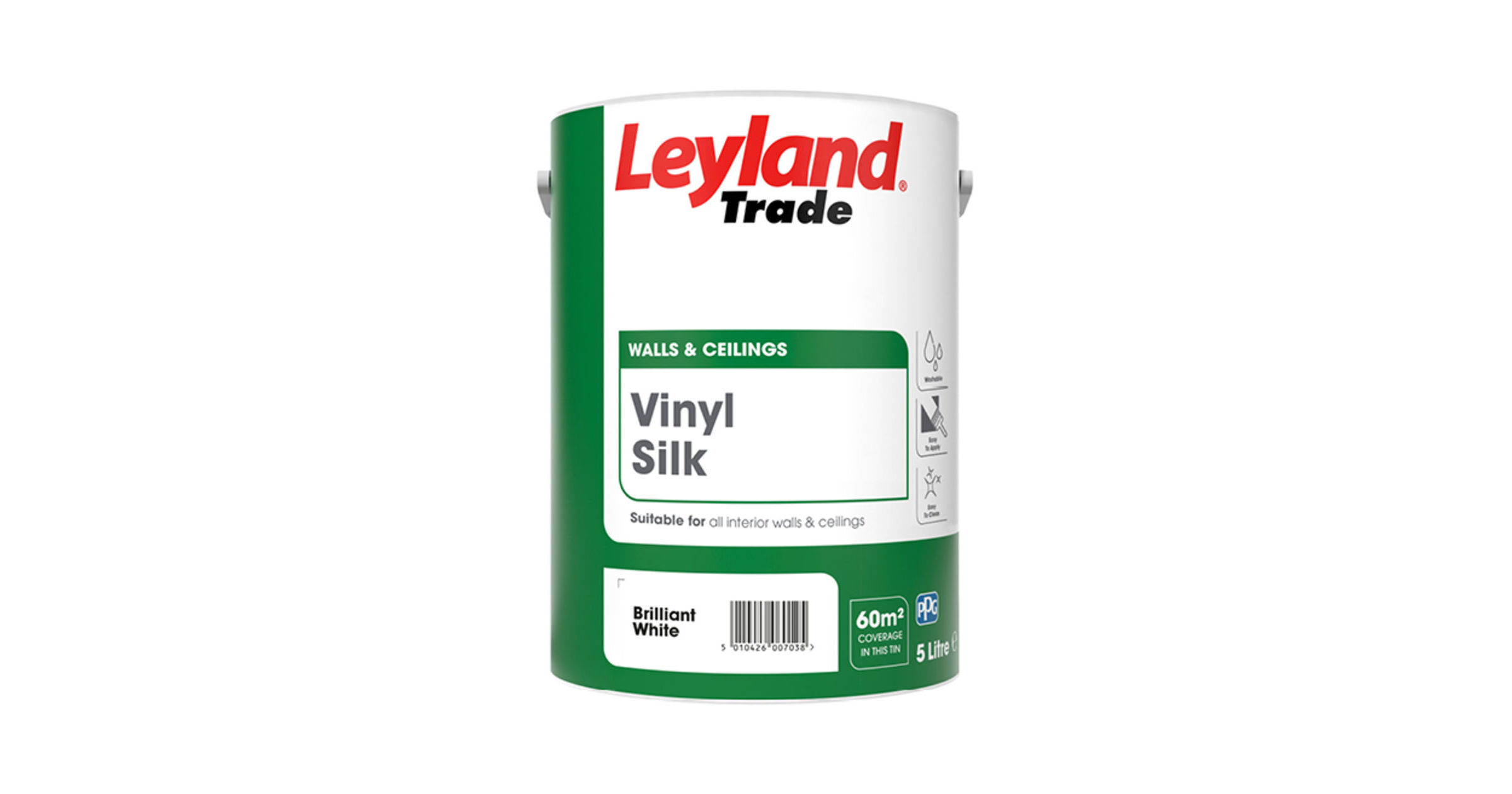 5L LEYLAND TRADE VINYL SILK (MAGNOLIA)