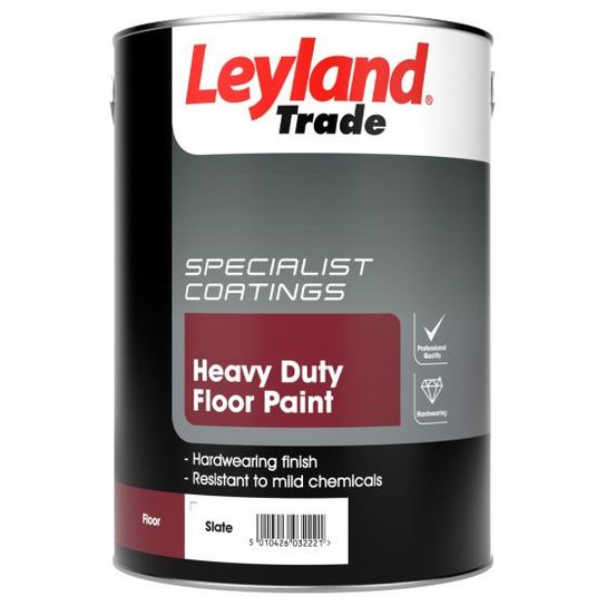 5L LEYLAND TRADE HEAVY DUTY FLOOR PAINT (SLATE)