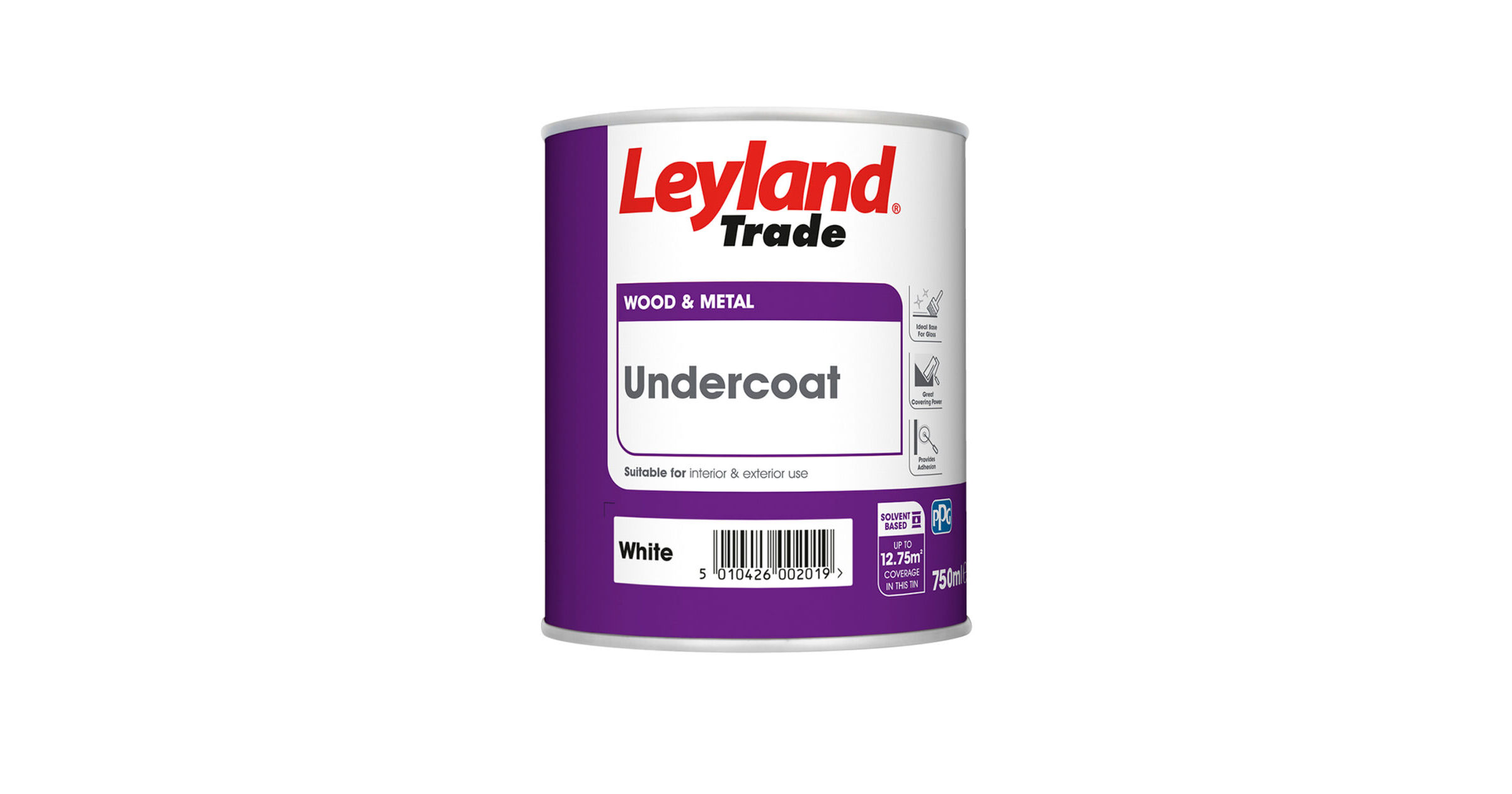 0.75L LEYLAND TRADE WOOD & METAL UNDERCOAT (WHITE)