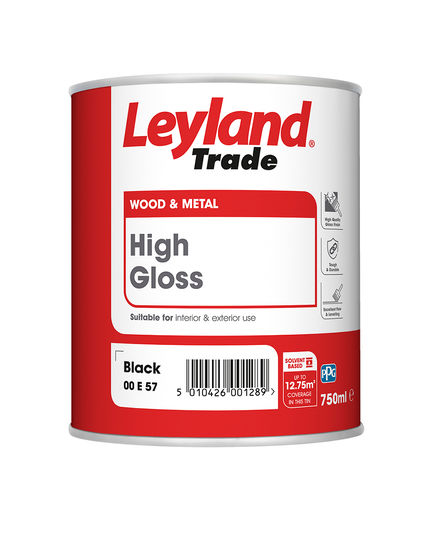 0.75L LEYLAND TRADE HIGH GLOSS BRILLIANT WHITE